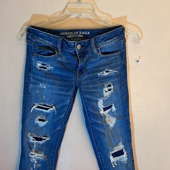 American eagle super low jeggings size 4 - Picture 4 of 6
